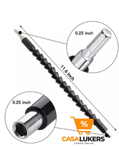 EXTENSION FLEXIBLE PARA TALADRO